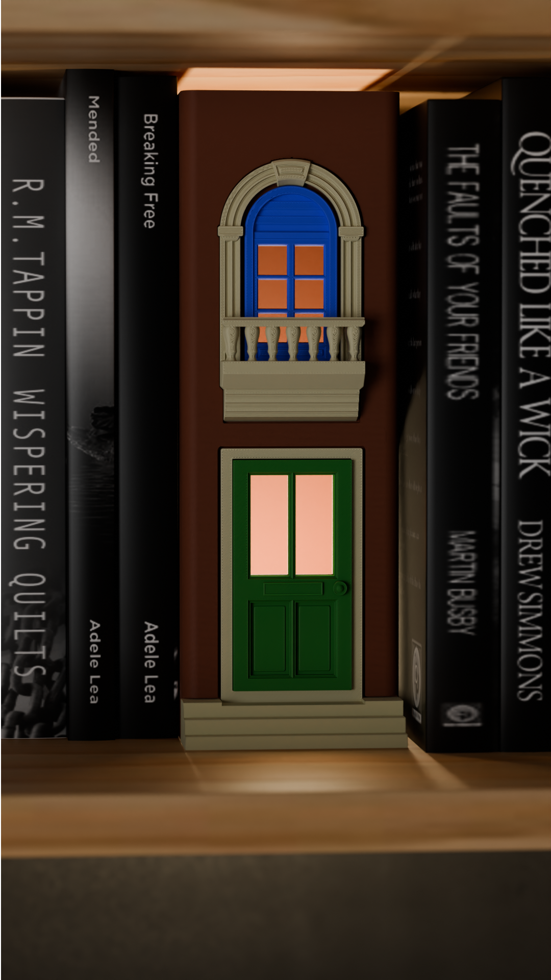 Miniature Door and Window Book Nook Insert
