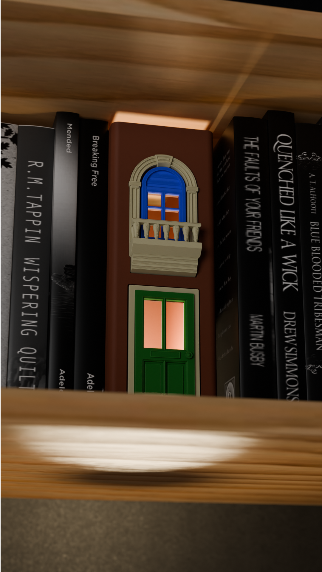 Miniature Door and Window Book Nook Insert