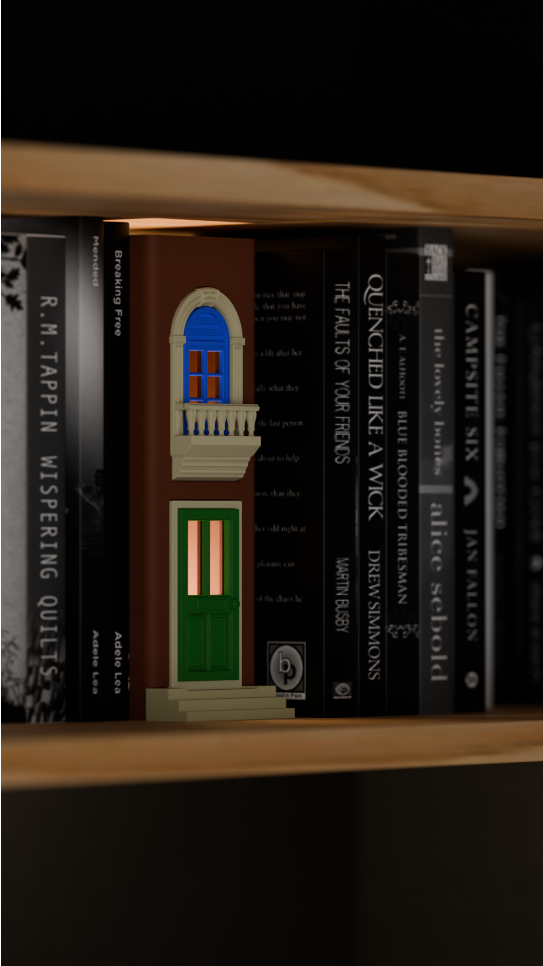 Miniature Door and Window Book Nook Insert