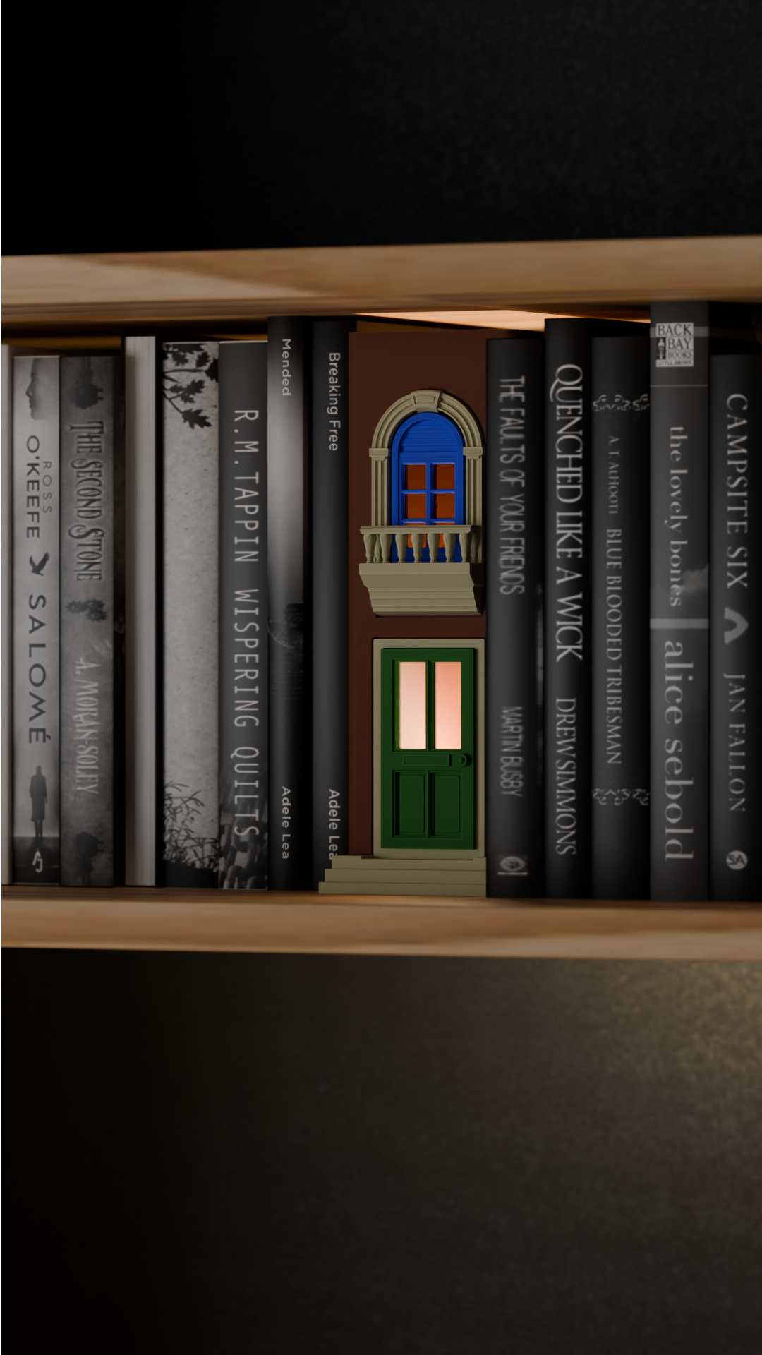 Miniature Door and Window Book Nook Insert