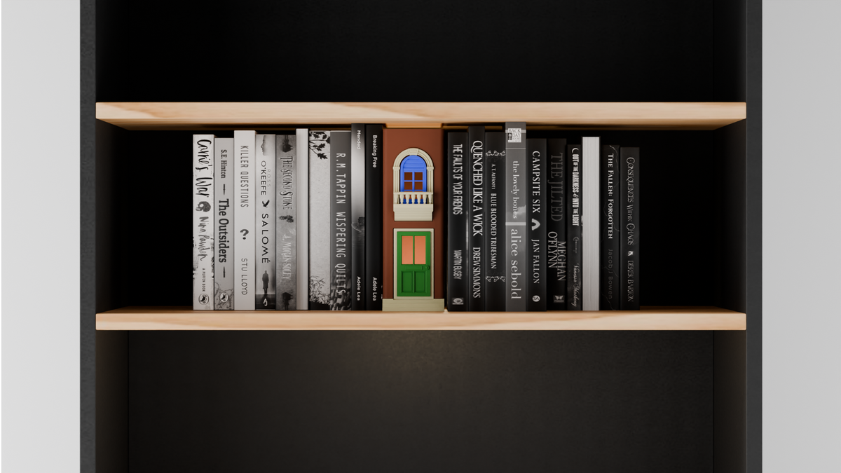 Miniature Door and Window Book Nook Insert