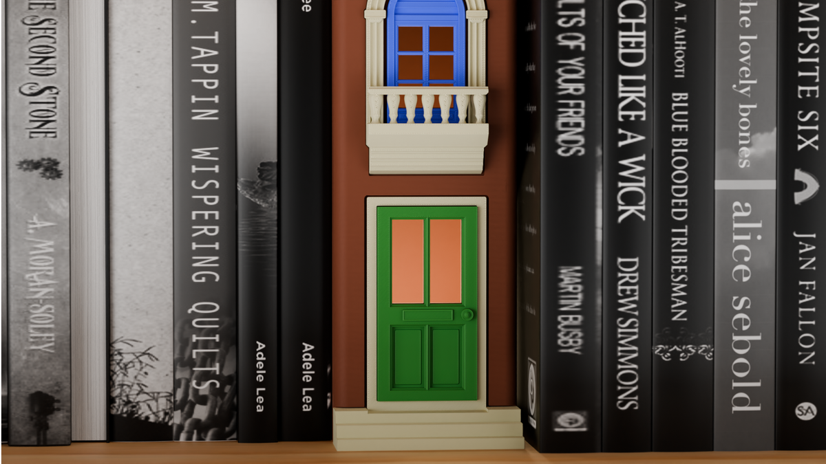 Miniature Door and Window Book Nook Insert