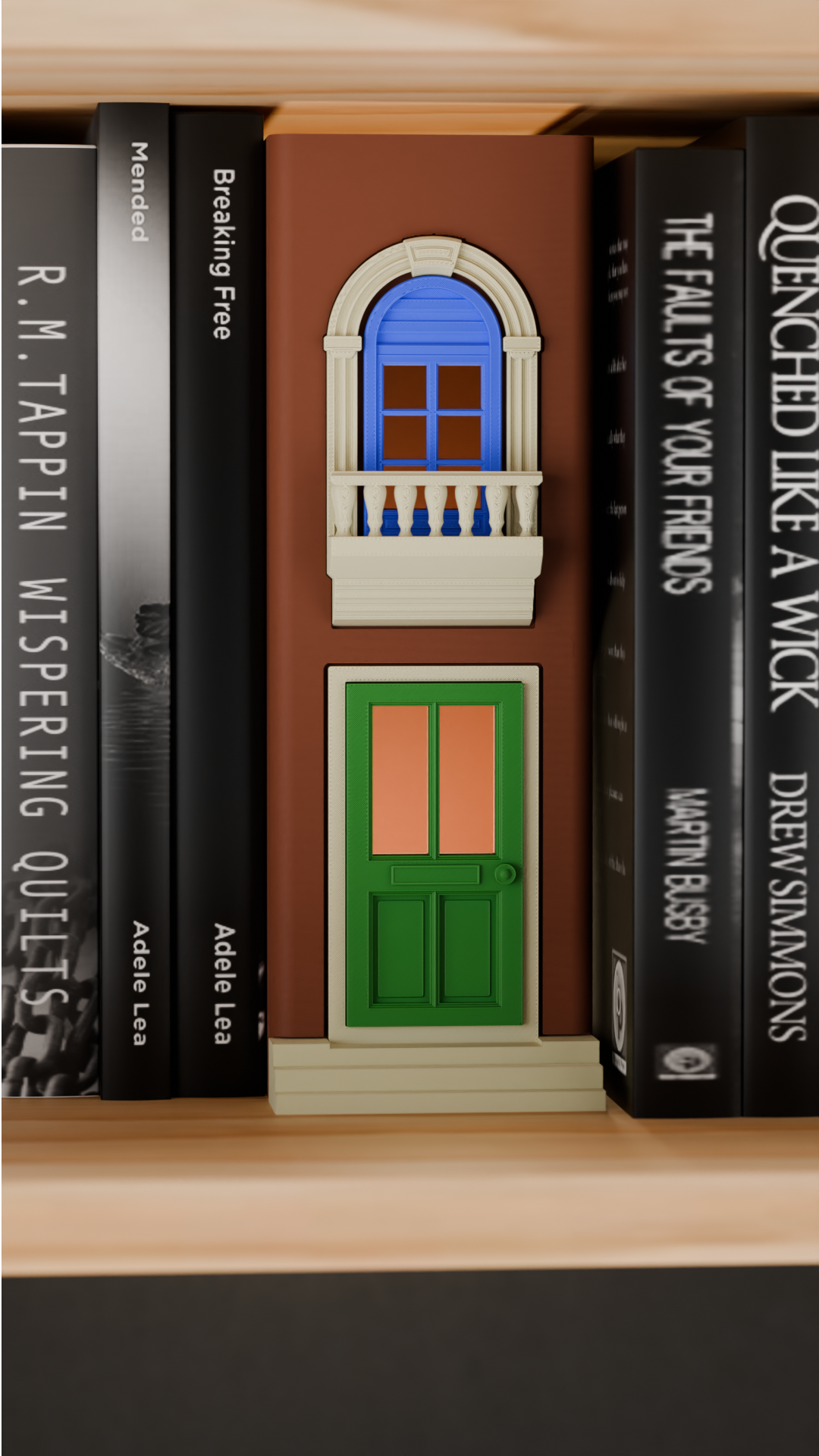 Miniature Door and Window Book Nook Insert