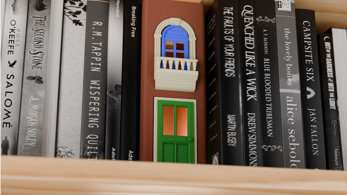 Miniature Door and Window Book Nook Insert