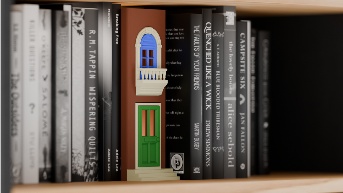 Miniature Door and Window Book Nook Insert