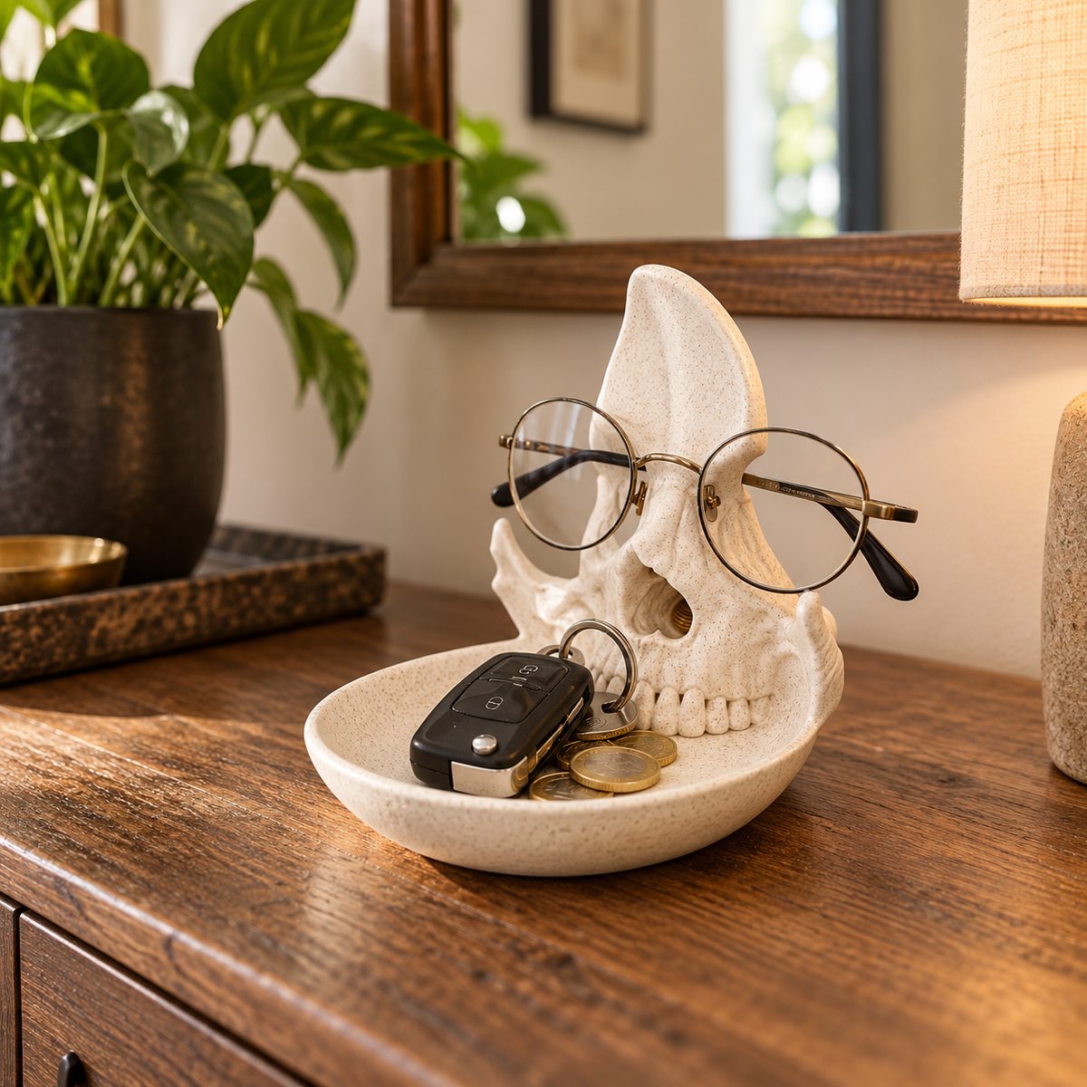 Skull Glasses Holder/Catchall