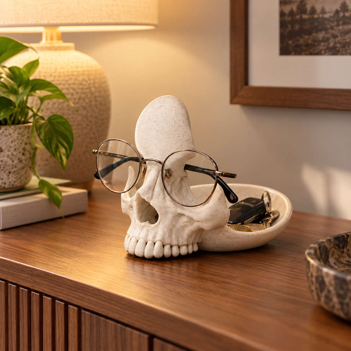 Skull Glasses Holder/Catchall