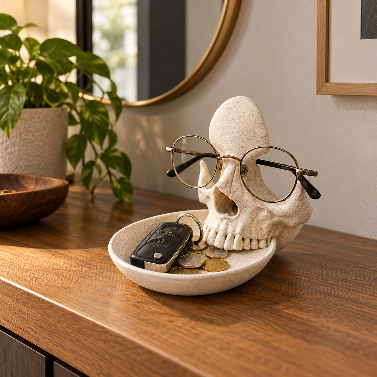 Skull Glasses Holder/Catchall
