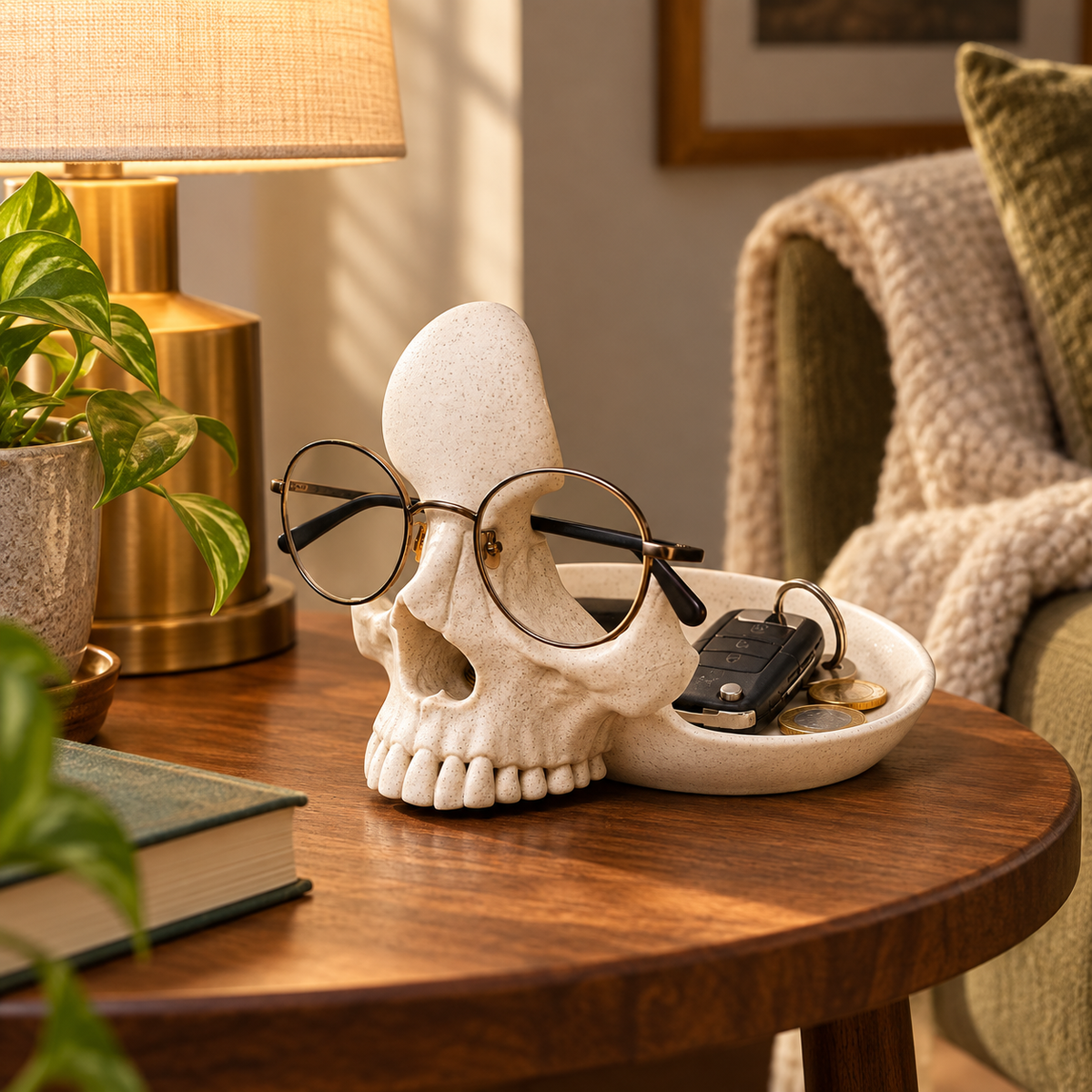 Skull Glasses Holder/Catchall