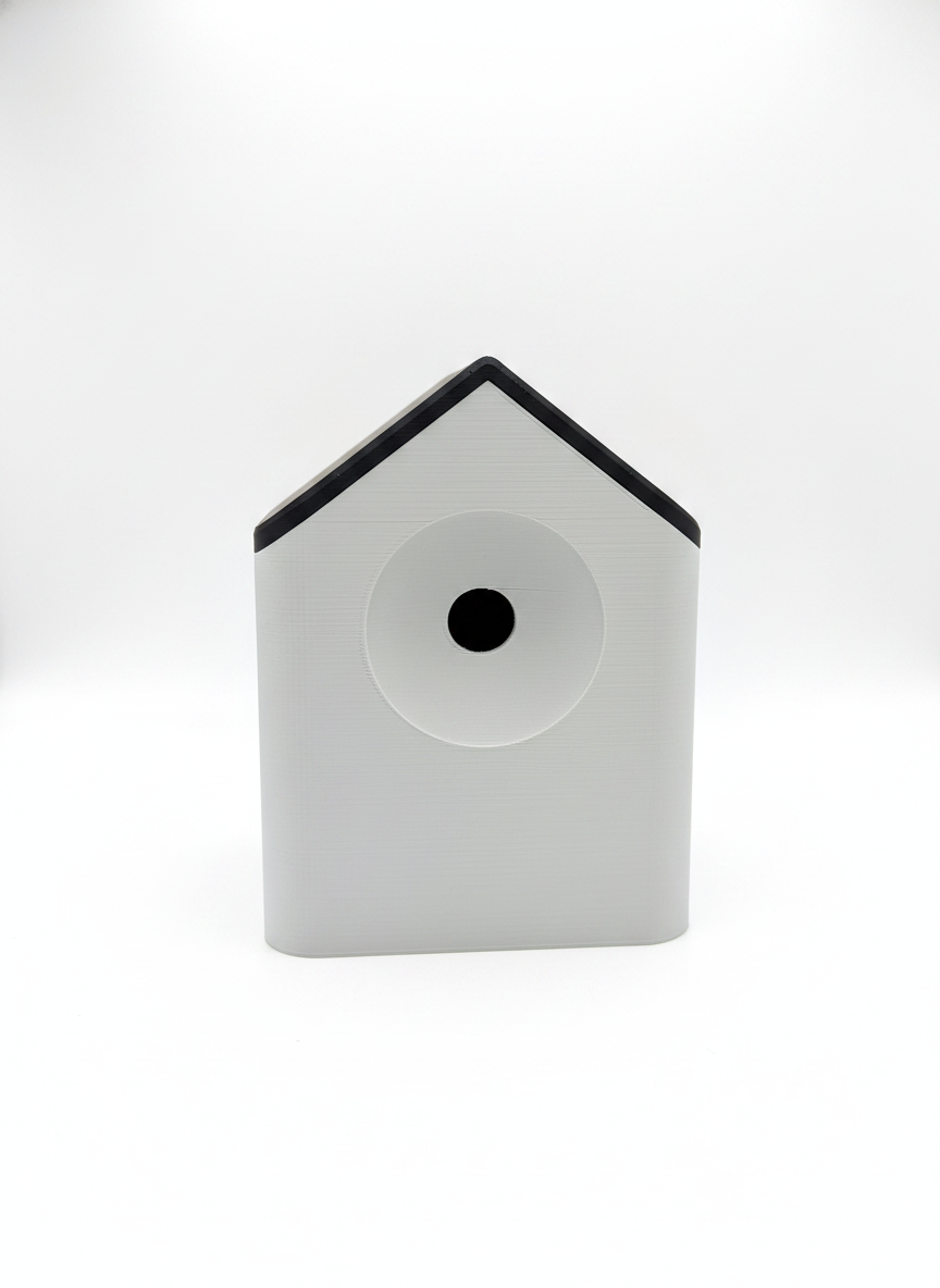 Modern Minimalist Bird House - sphere_entrance_bird_house_02