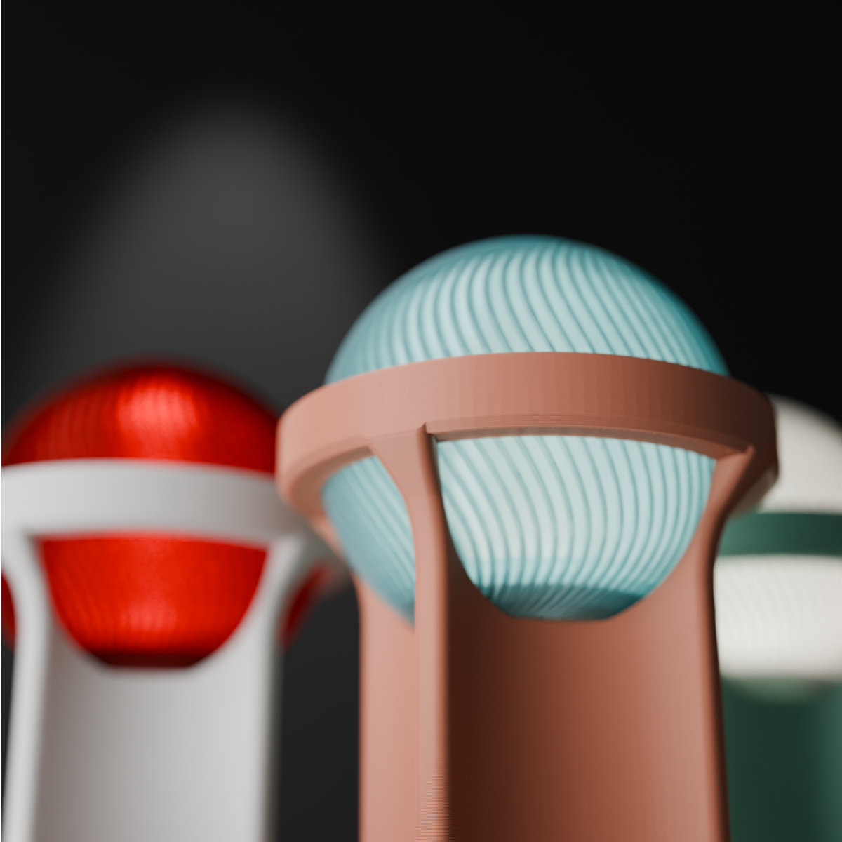 Modern Sphere Tealight Holder