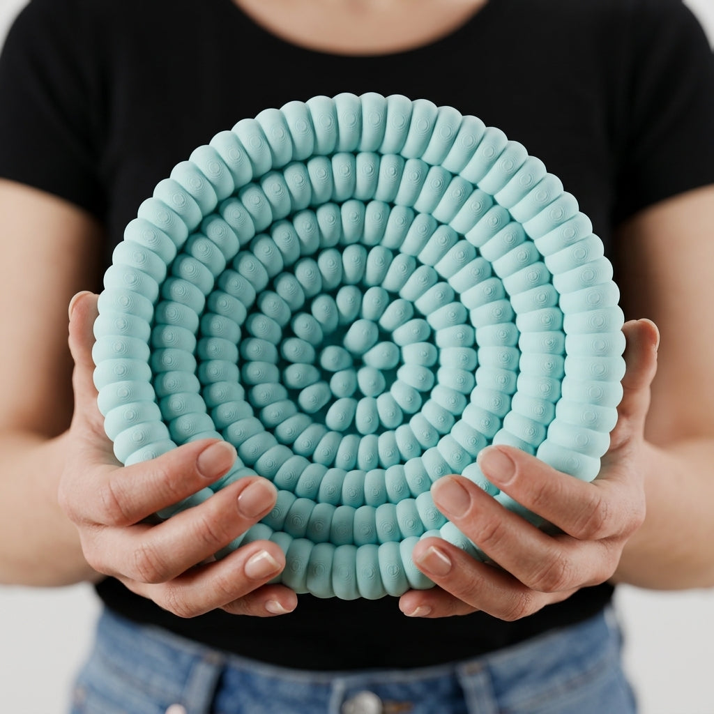 Organic Bobble Spiral Catch-All Bowl - lifestyle render 3