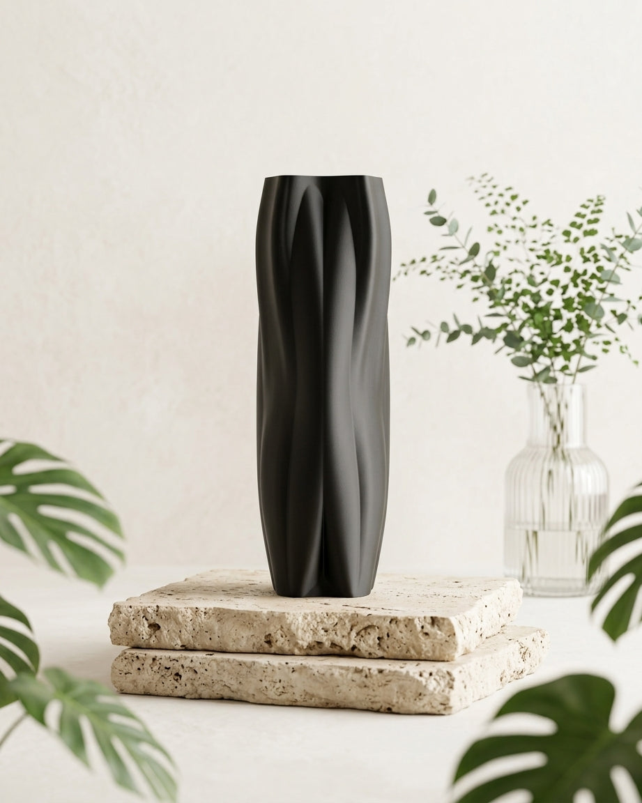 Organic Wave Vase - sq_mid_3_06