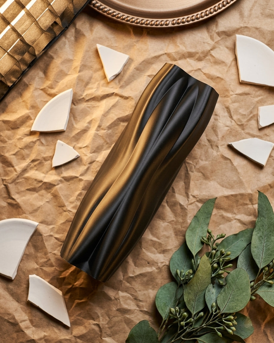 Organic Wave Vase - sq_mid_3_07