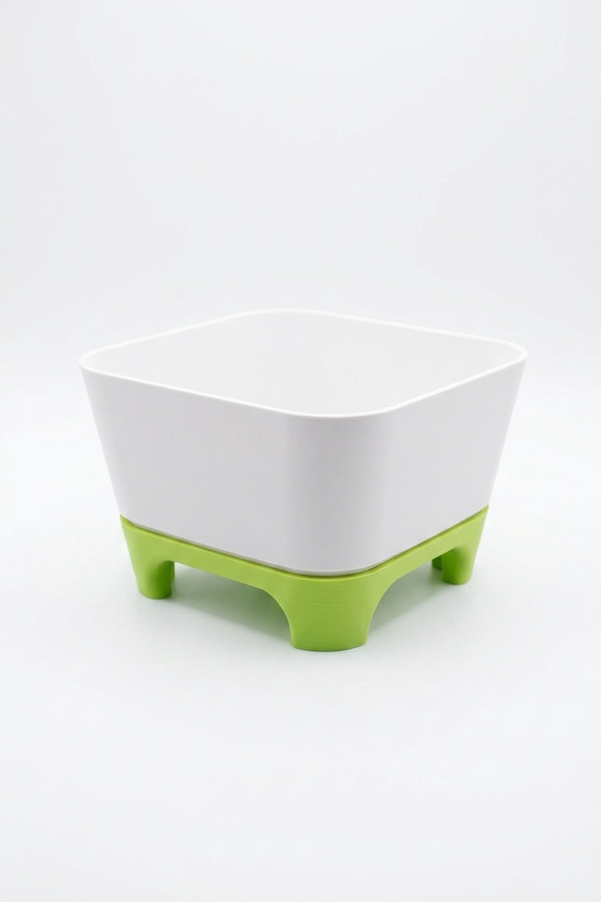 Two-Part Raised Planter with Legs - render angle 2