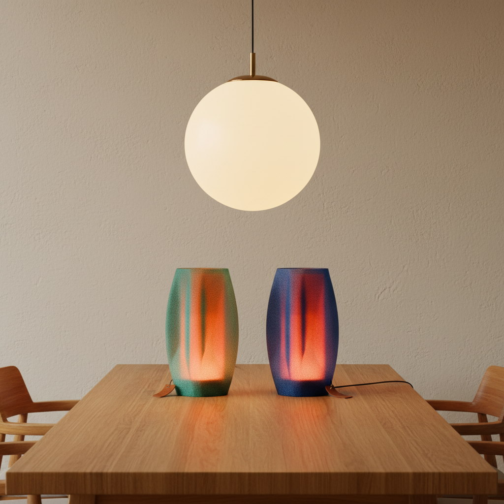 Geometric Glow Table Lamp