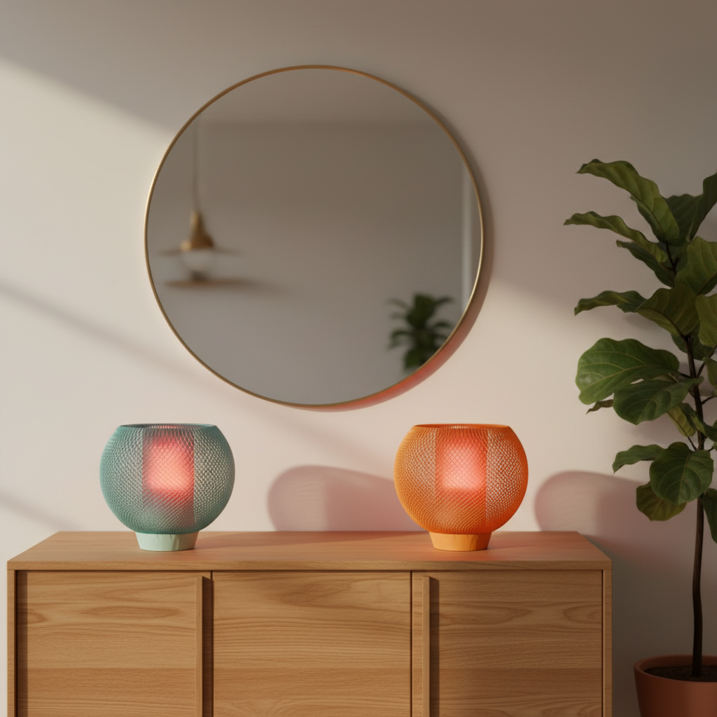 TwistGlow Modern Table Lamp