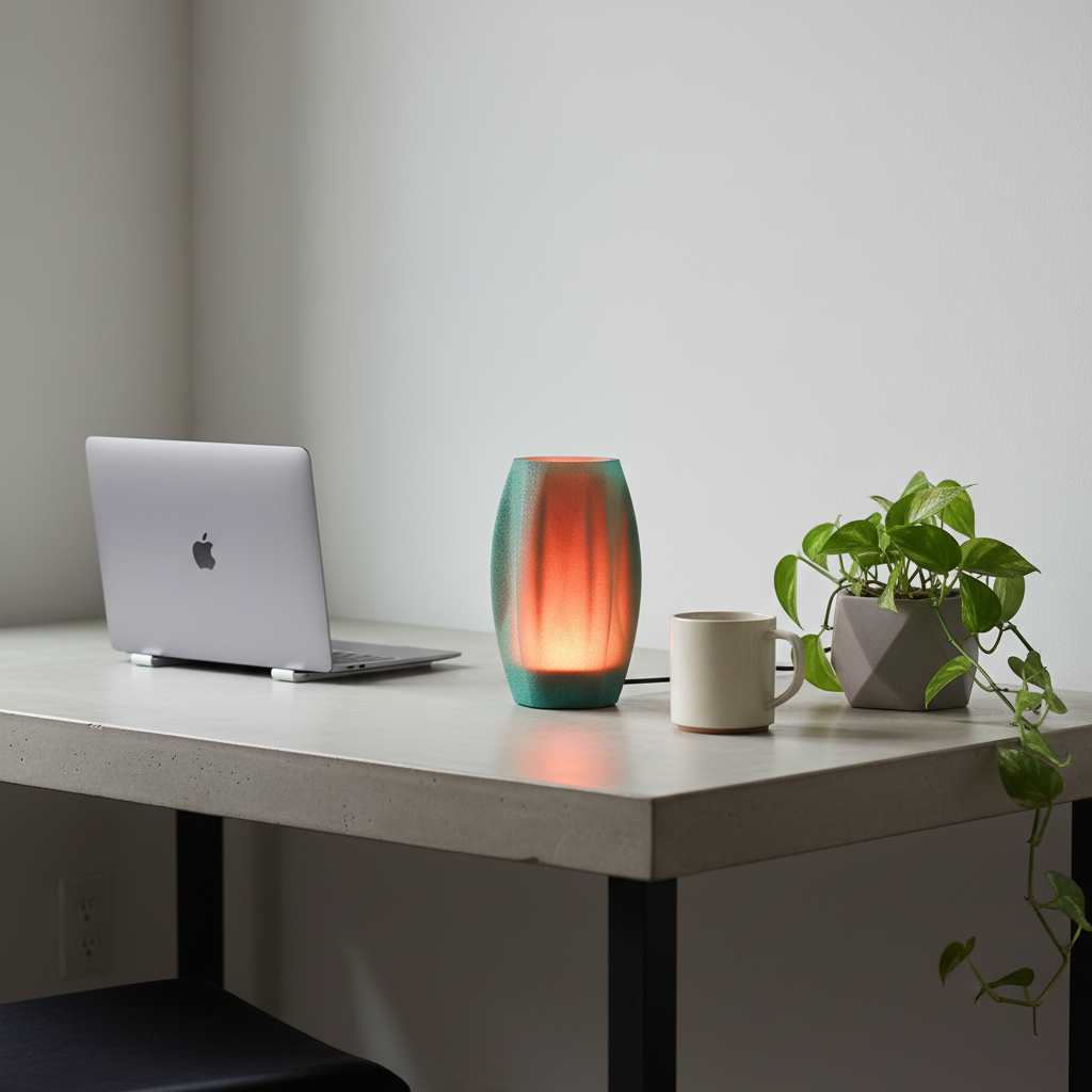 Geometric Glow Table Lamp