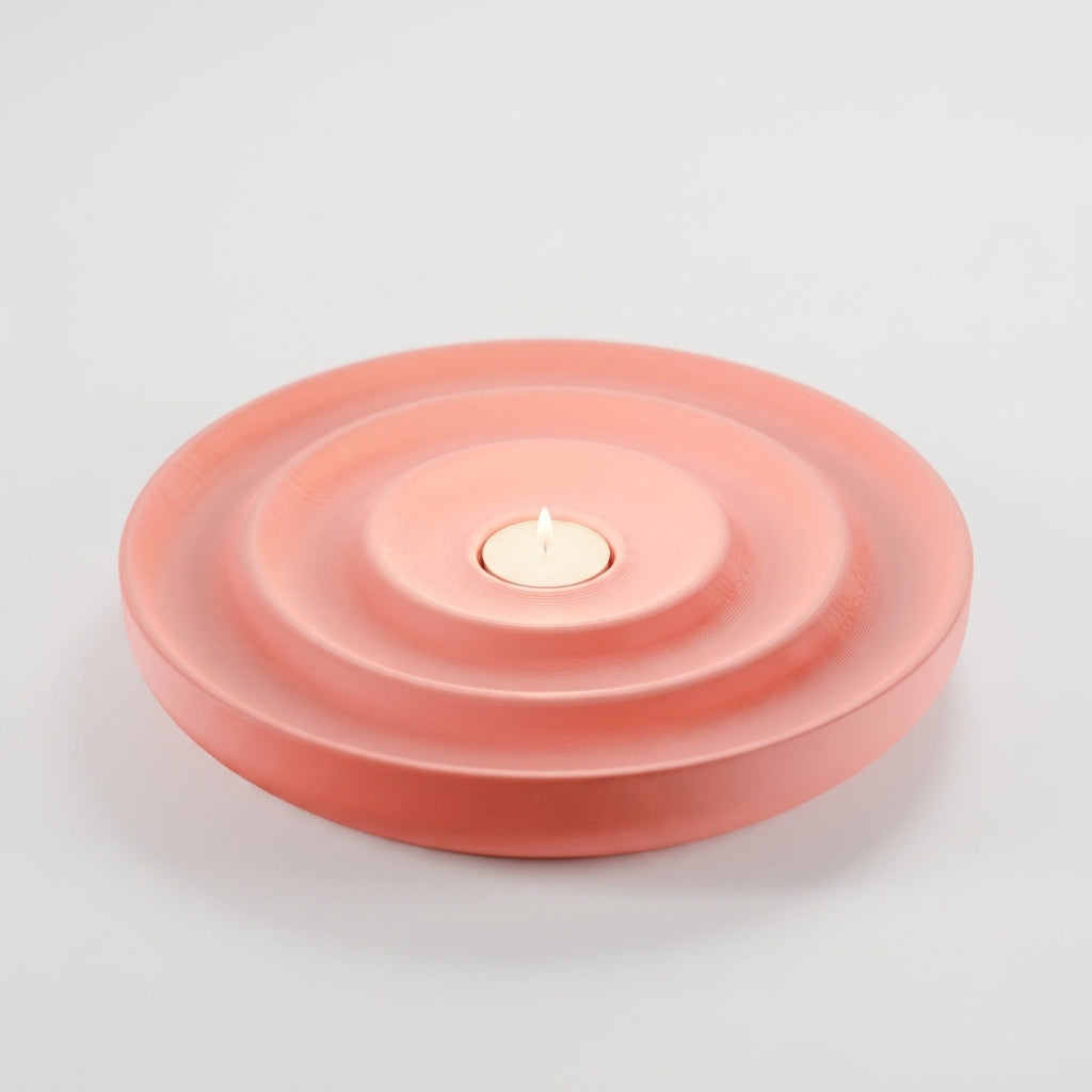 Soft Ripple LED Tealight Tray - render lifestyle 2