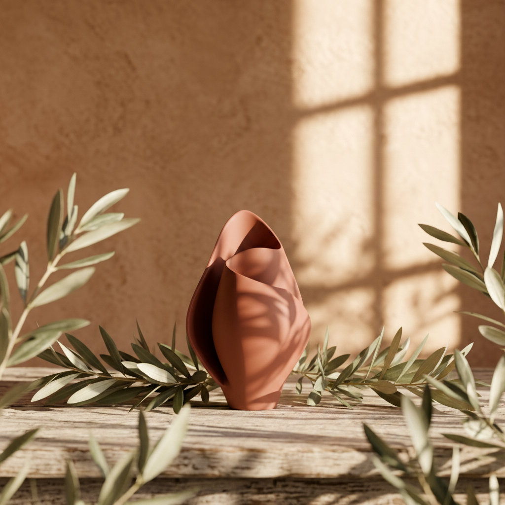 Single Sheet Flowing Vase 2