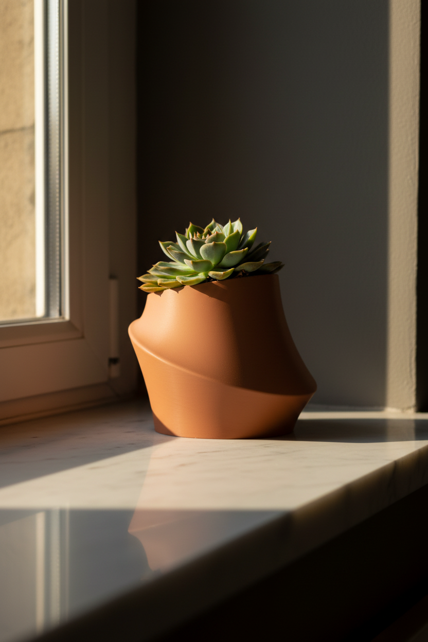 Elegant Sloped Planter