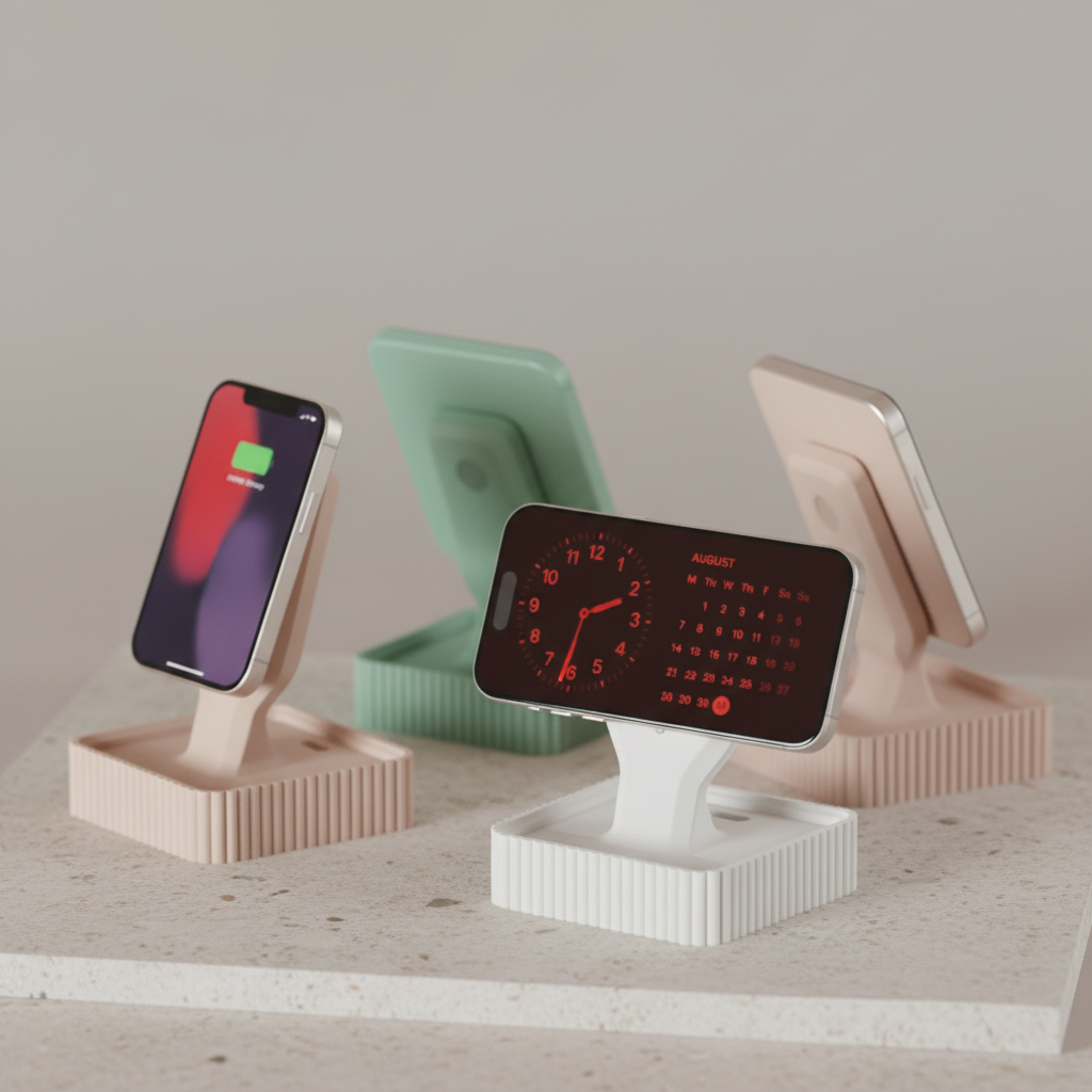 Modern Vertical Phone Charging Dock