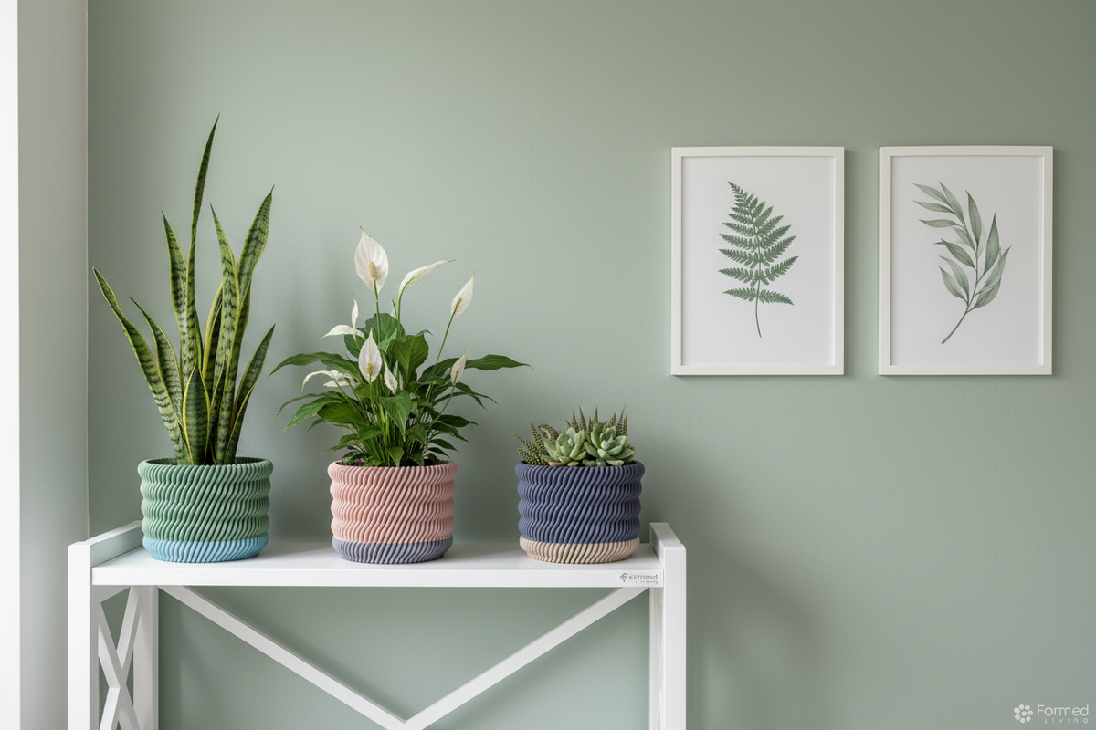 Modern Ripple Planter