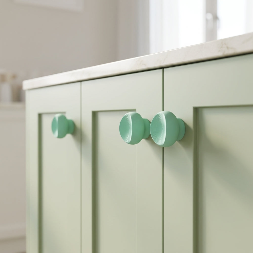 Modern Minimalist Cabinet Knob Handle - on shelf lifestyle