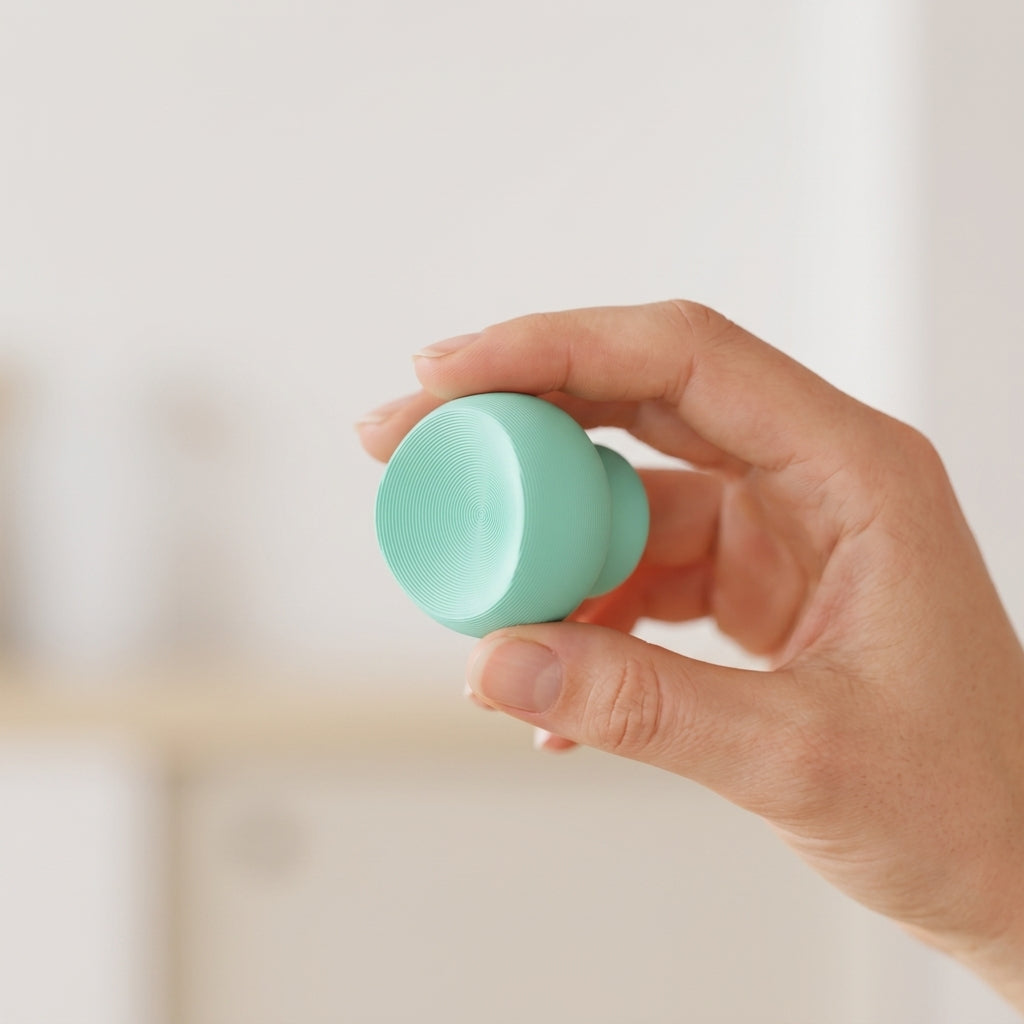 Modern Minimalist Cabinet Knob Handle - render angle 1