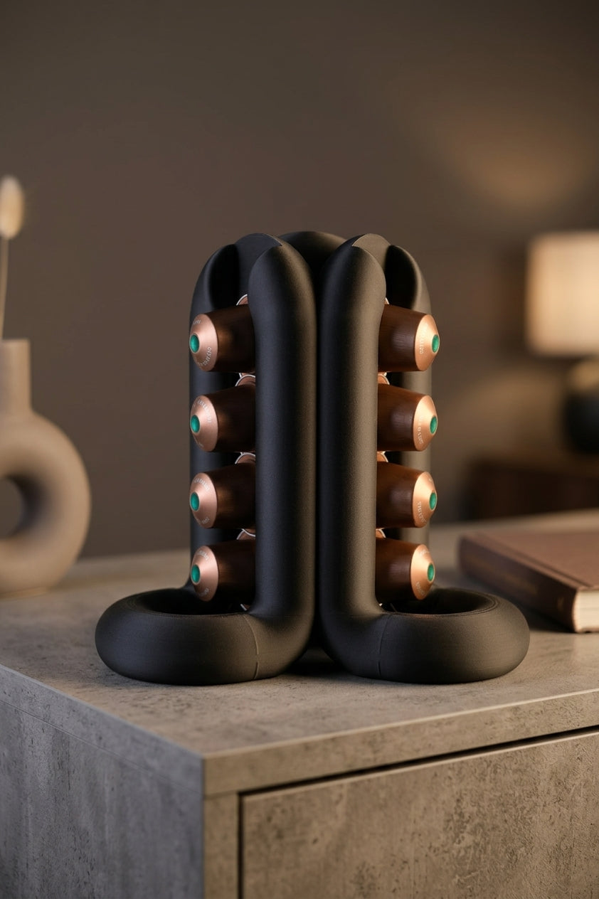 Three-Way Wibble Coffee Pod Holder tri render 04