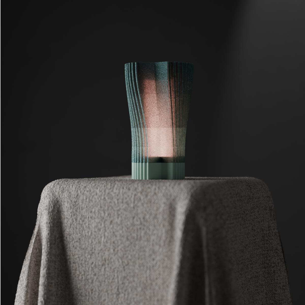 Modern Ripple Column Light
