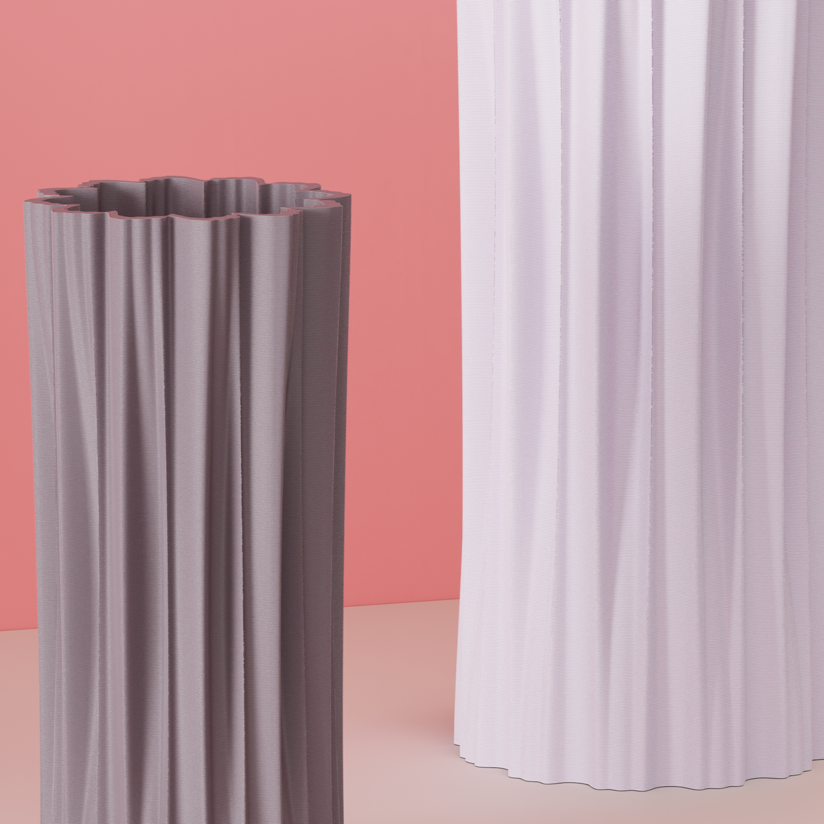 Twist Flow Decorative Vase