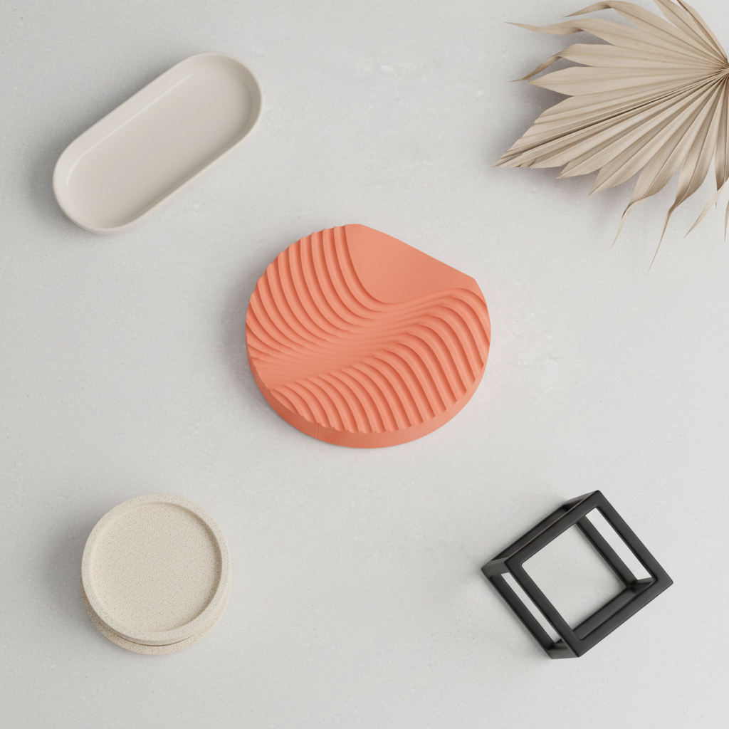 Wavy Textured Catch-All Tray