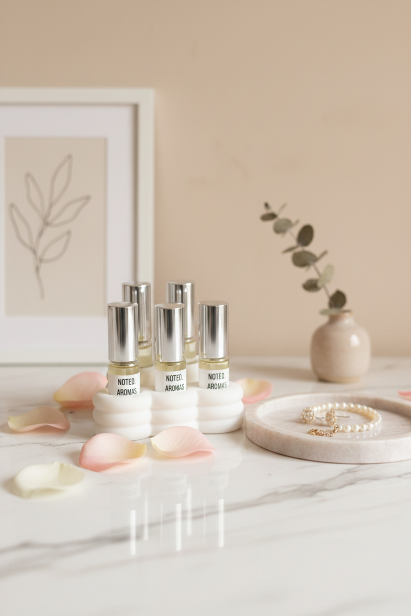 Cloud Perfume Sample Stand