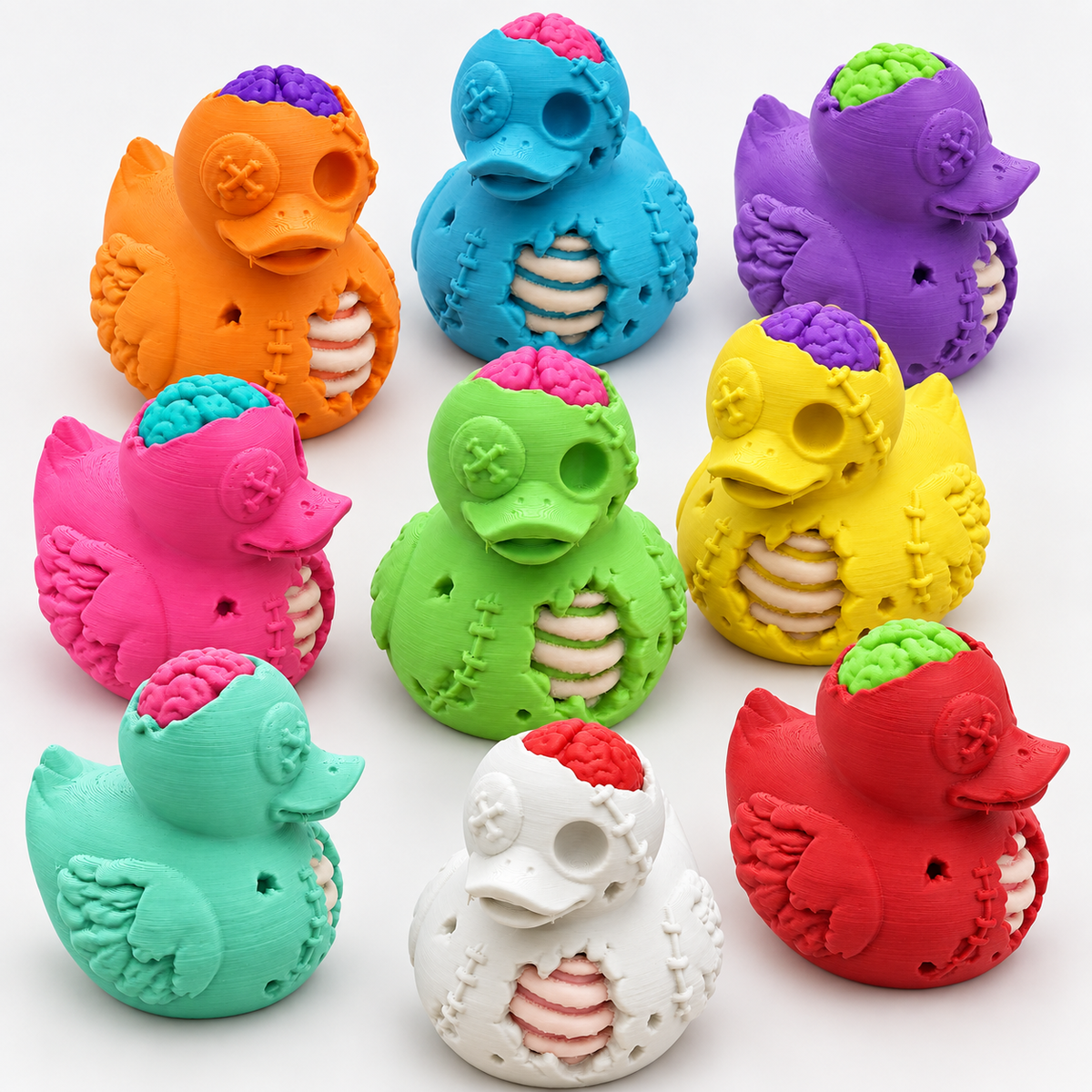 Zombie Jeep Duck colour examples